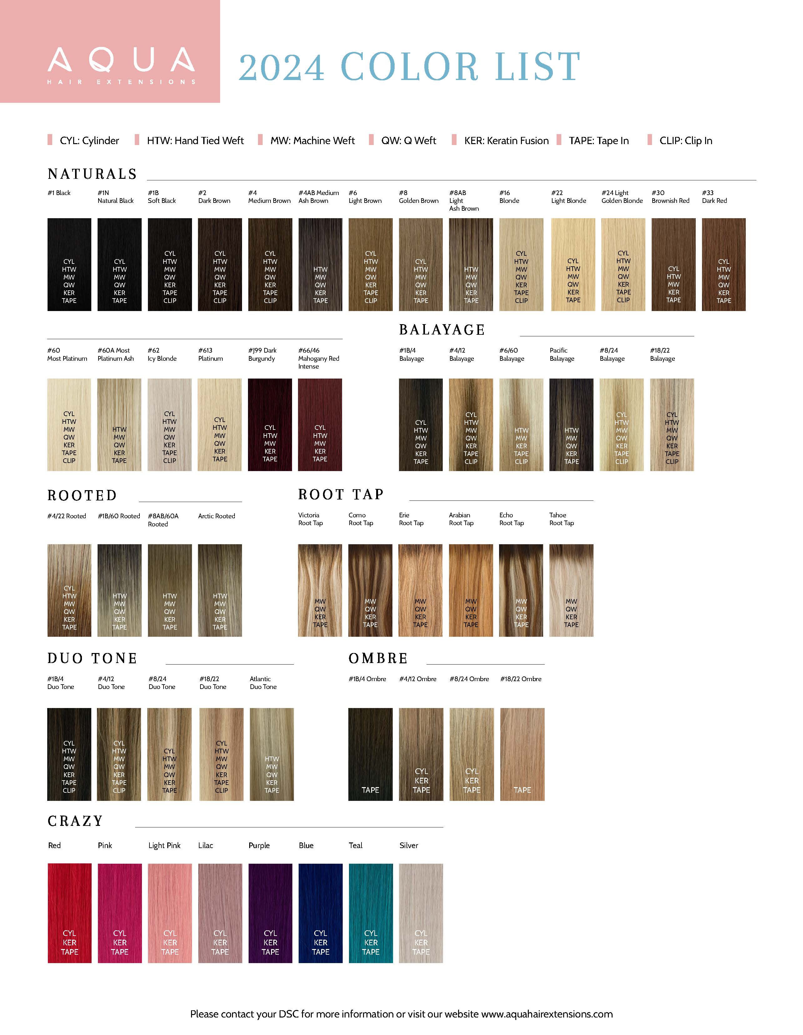 AQUA Hand Tied Weft Extensions 18 quot ManocoBlue