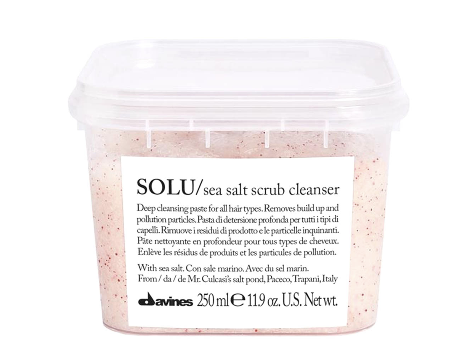 Product SOLU Sea Salt Scrub Cleanser ManocoBlue